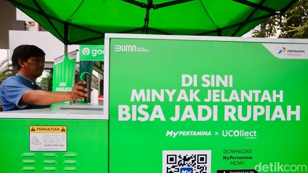 Pertamina Gencarkan Program Pengumpulan Minyak Jelantah untuk Energi Bersih