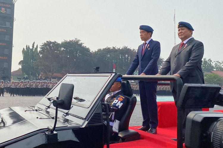 Jokowi-Prabowo Hadiri Apel Pengamanan Pelantikan Presiden dan Wakil Presiden Terpilih