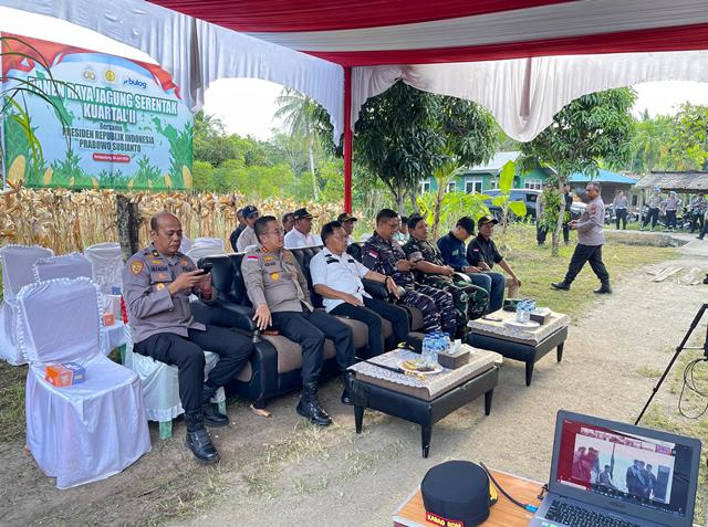 Panen Raya Jagung Serentak Kuartal II 2025, Bupati Meranti Dukung Program Ketahanan Pangan Nasional