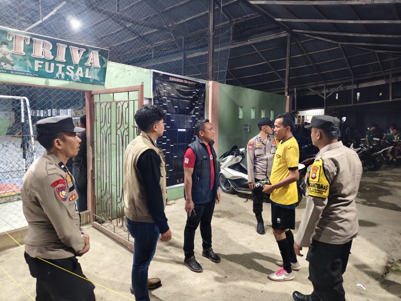 Polsek Tempuling Gelar Patroli KRYD dan Blue Light, Ciptakan Kamtibmas Aman