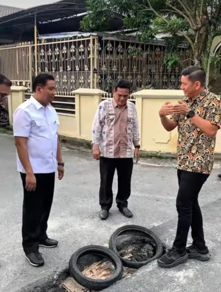Pemko Gerak Cepat Tangani Jalan Amblas Dampak Pembangunan IPAL