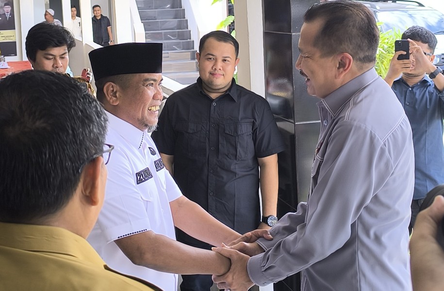 Kolaborasi Penegakan Hukum dan Layanan Publik, Bupati Pelalawan Terima Kunjungan Kemenkumham Riau
