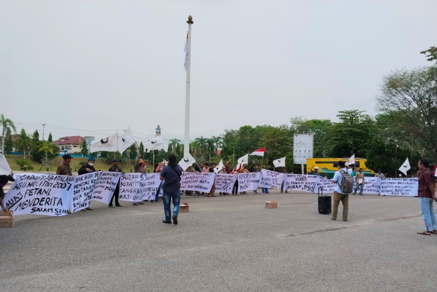 Tolak Kriminalisasi, AMUK Inhu Desak Pemkab Tegas Hadapi Konflik Lahan