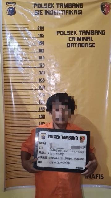 Pencurian Tabung Gas dan Handphone di Aursati, di Ringkus Reskrim Polsek Tambang