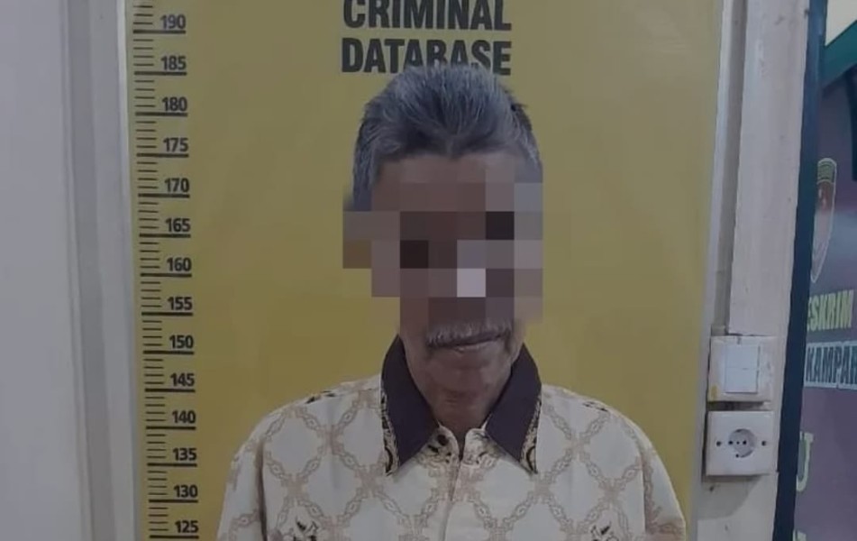 Kakek Tiri di Kampar Cabuli Dua Cucu Balita, Terkuak Foto di Ponsel