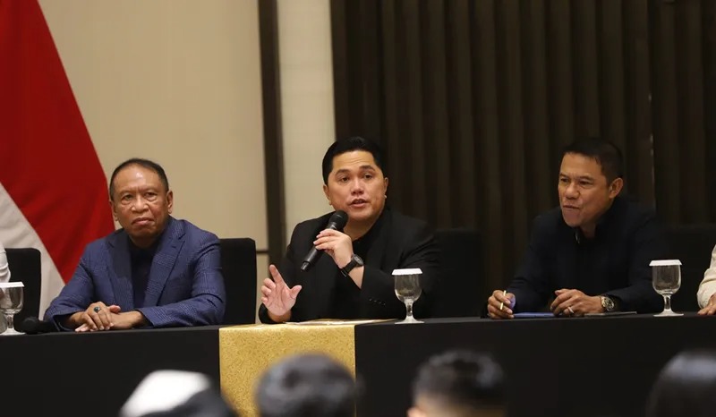 Erick Thohir Tegaskan Pemecatan Shin Tae-yong Bebas dari Tekanan Mafia Bola