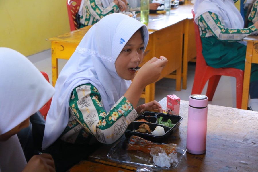 Simulasi Program Makan Siang Bergizi Gratis di Kota Pekanbaru Berlanjut Pekan Depan