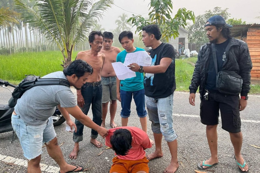 Resahkan Masyarakat, Tukang Palak di Tembilahan Ditangkap Polisi