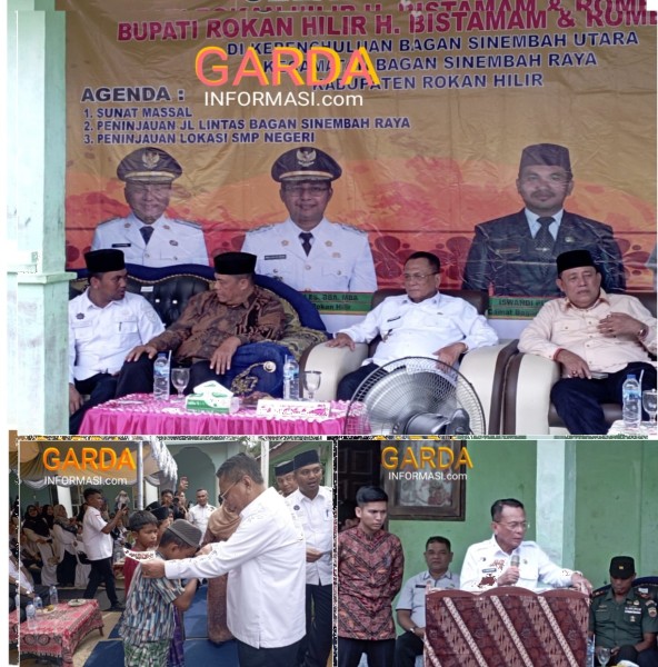 Bupati Rokan Hilir Sambangi Dusun Ampaian Rotan, Janji Bangun Jalan APBD Rohil TA 2026