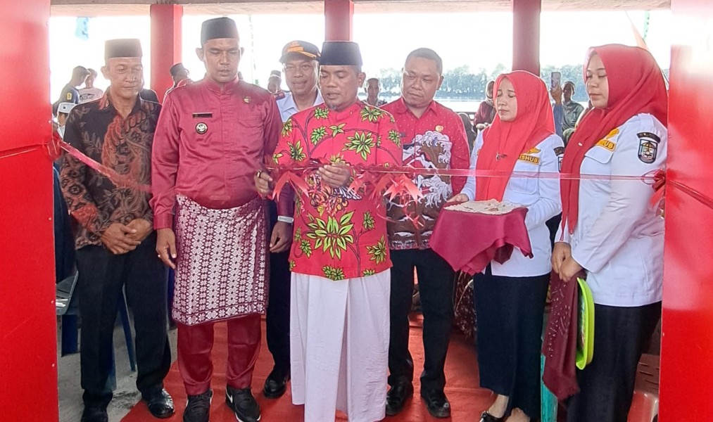 Dermaga Labuhan Bilik Diresmikan, Bupati Zukri Ingin Ekonomi Masyarakat Meningkat