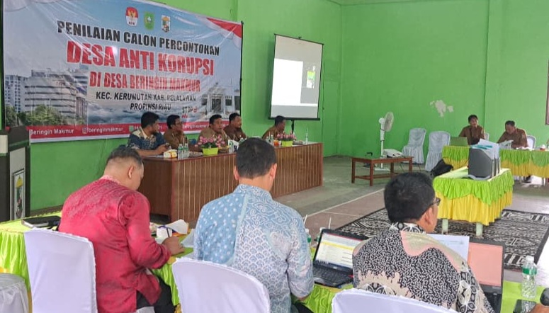 Beringin Makmur Wakili Pelalawan pada Lomba Desa Anti Korupsi Provinsi Riau
