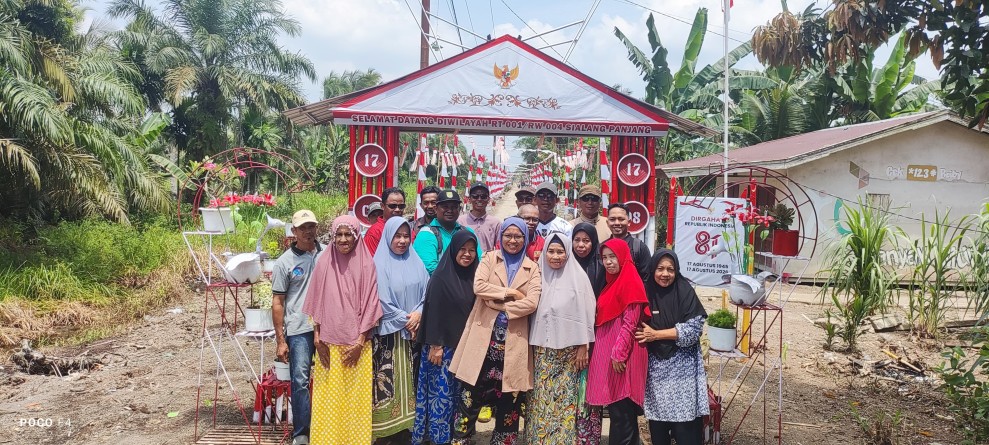 Semarak HUT RI ke-81, Desa Sialang Panjang Gelar Lomba Kebersihan Antar-RT