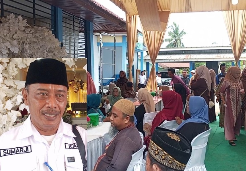 Tenda Pesta Pernikahan Roboh Diterjang Angin, Warga Pasir Ringgit Tetap Gelar Hajatan di Kantor Desa