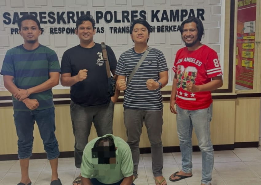 Polres Kampar Tangkap Pelaku Pencabulan Anak Tiri