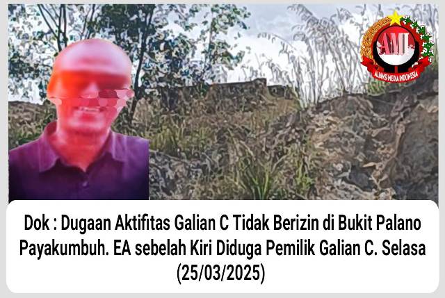 Bukit Palano Diduga Rusak dan Alih Fungsi Akibat Galian C, Benarkah Pemkot Payakumbuh Masuk Angin?