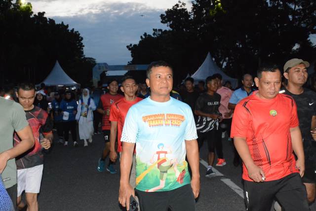 Danrem 031/Wira Bima Hadiri dan Ikuti Pekanbaru Karhutla Funrun 5K 2025