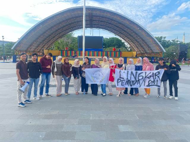 Lingkar Pemuda Pemudi Dumai (LPPD) Gelar Aksi Mimbar Bebas di Taman Bukit Gelanggang