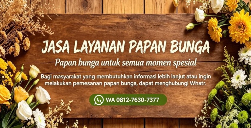 NaYusha Florist Hadirkan Layanan Papan Bunga untuk Berbagai Momen di Inhu