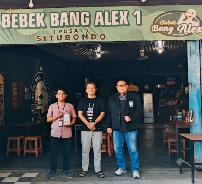 BRI Situbondo Bantu UMKM Bebek Bang Alex Berkembang, Buka Cabang di Besuki