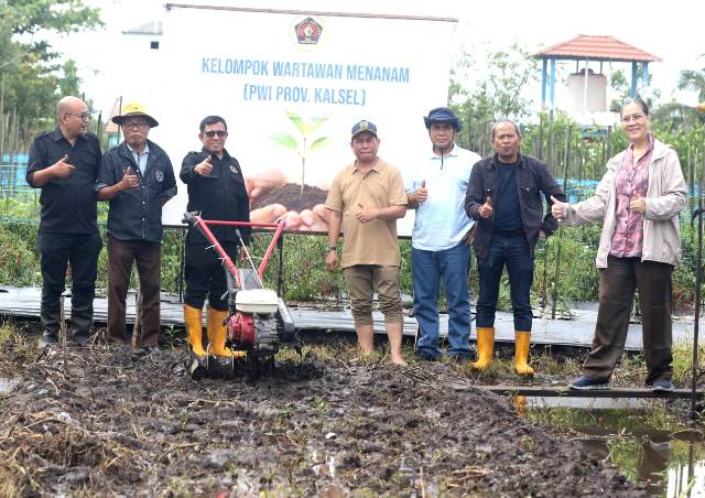 Ketua PWI Pusat Apresiasi Program Wartawan Menanam Dukung Ketahanan Pangan