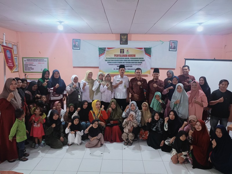LBHK Markfen Justice Gandeng Kanwil Kemenkum Riau dalam Penyuluhan Hukum di Kelurahan Tembilahan Hulu