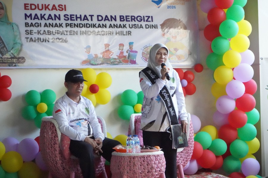 Bunda PAUD Inhil, Katerina Susanti Gaungkan Edukasi Makan Sehat, Tanamkan 7 Kebiasaan Anak Sejak Dini