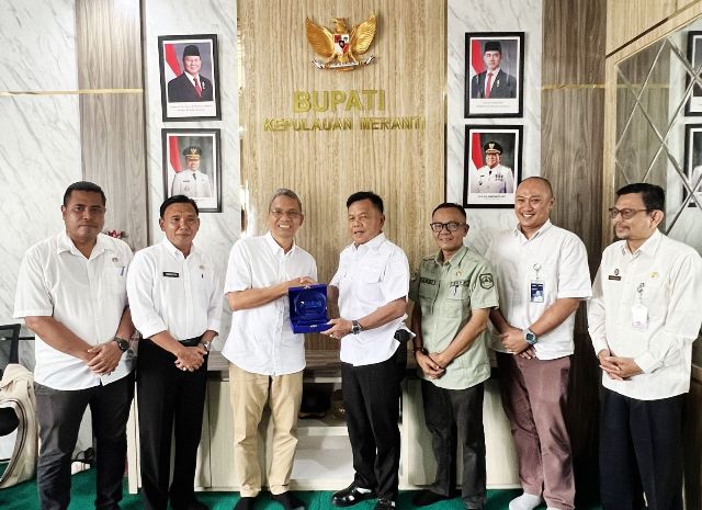 Bupati H. Asmar Terima Silaturahmi Perum Bulog Riau–Kepri, Bahas Stok Beras dan Rencana Pembangunan Gudang di Meranti