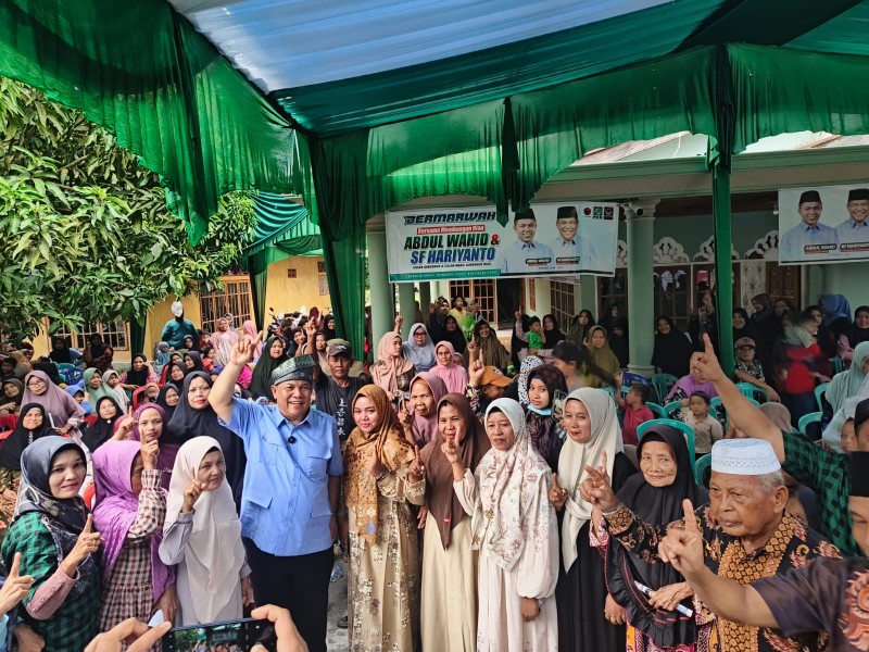 Ninik Mamak dan Anak Kemanakan Kenegerian Kampa Siap Menangkan Paslon Gubernur Riau Nomor Urut 1