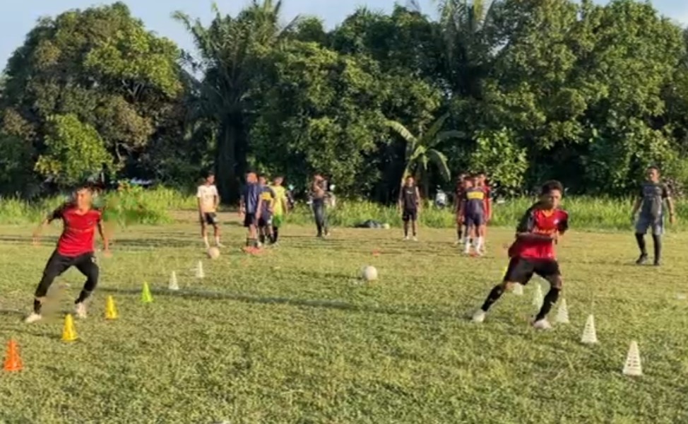 Seleksi Rampung, PDI Perjuangan Pelalawan Genjot Fisik Skuad U-17 Menuju Turnamen Soekarno Cup