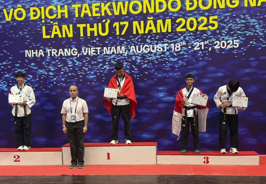 Tiga Atlet Yunior Taekwondo Riau Raih Medali di ATF 2025 Vietnam