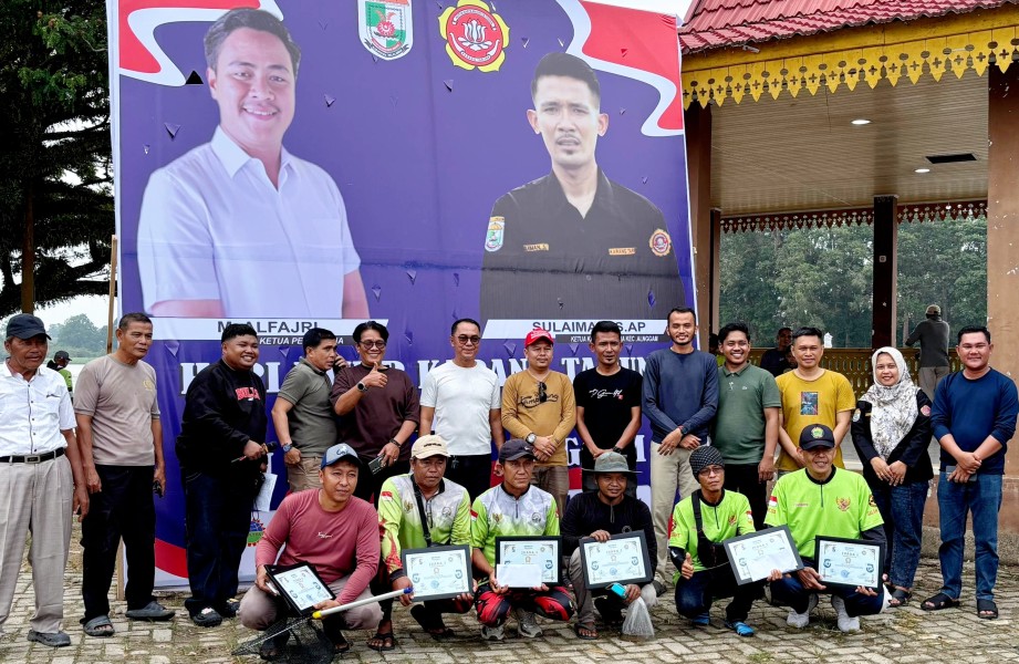 Total Hadiah Rp10 Juta, Lomba Mancing Harlah Karang Taruna ke-65 di Langgam Diikuti 146 Peserta