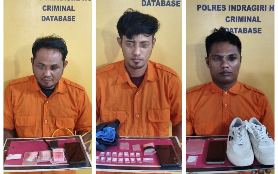 Sabu Disembunyikan di Sepatu hingga Sandaran Kasur, Tiga Terduga Pengedar Diringkus Polisi