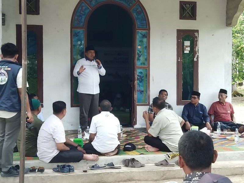 Alfedri-Husni Kampanyekan Program Kesehatan Gratis dan 1000 Titik Wifi di Sabak Auh