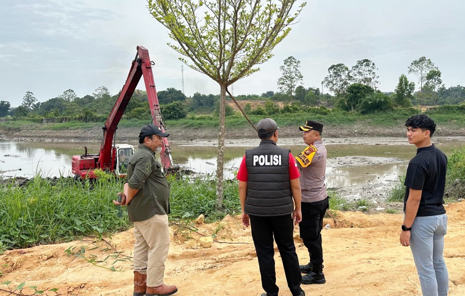 Bersama Instansi Terkait, Polres Pelalawan Goro Antisipasi Bencana Alam