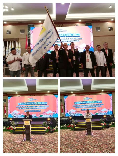 H.Yohanis, ST Terpilih Kembali Menjadi Ketua Umum AKLI Riau Periode 2025-2030