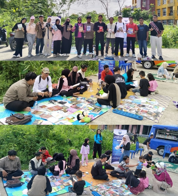 Kolaborasi Komunitas Literasi Indragiri Hilir Hadirkan Lapak Baca Buku untuk Masyarakat