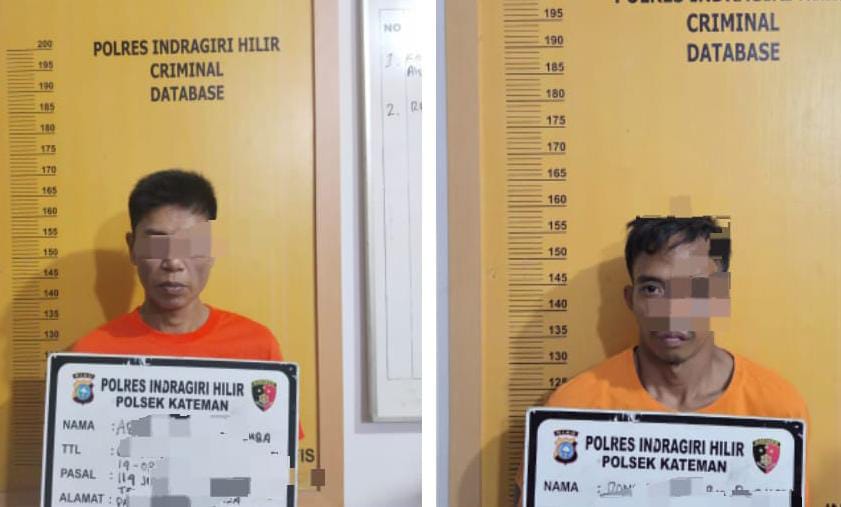 Pengguna Narkoba di Kateman Digerebek Polisi, Dua Orang Ditangkap