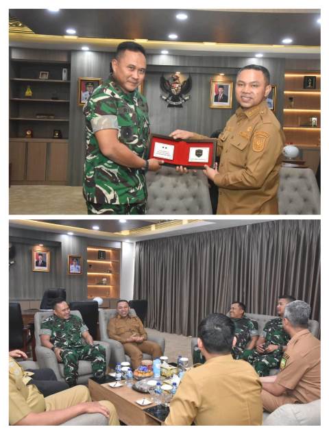 Pangdam I/Bukit Barisan Lakukan Kunjungan Kerja ke Kantor Gubernur Riau