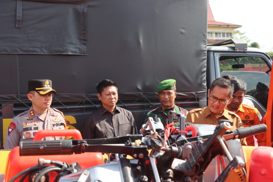 Siaga Bencana Alam, Pemkab Pelalawan Gelar Apel Siaga Penanggulangan Banjir