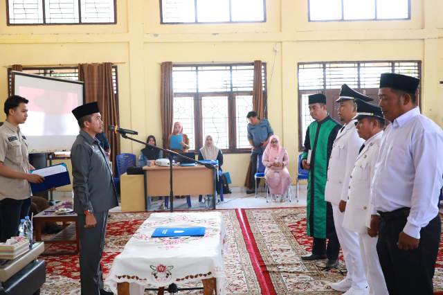 Lantik PAW Penghulu dan Bapekam ini pesan Pj Sekda Siak