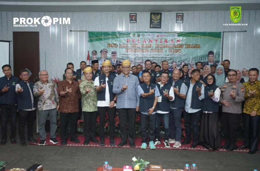 Sekdakab Inhil Hadiri Pelantikan Pengurus DPC IKA UIR Periode 2025–2030