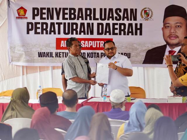 Wakil Ketua DPRD Andry Sosialisasikan Perda KTR Pekanbaru