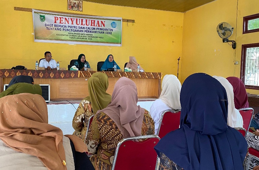 Sinergi Cegah Nikah Dini, Pemdes Pasir Batu Mandi, Puskesmas, dan PKK Bergerak Bersama