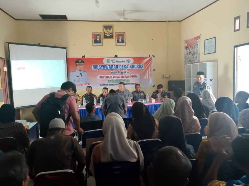 Dorong Peningkatan Ekonomi Desa, Koperasi Merah Putih Desa Kota Lama Resmi Terbentuk