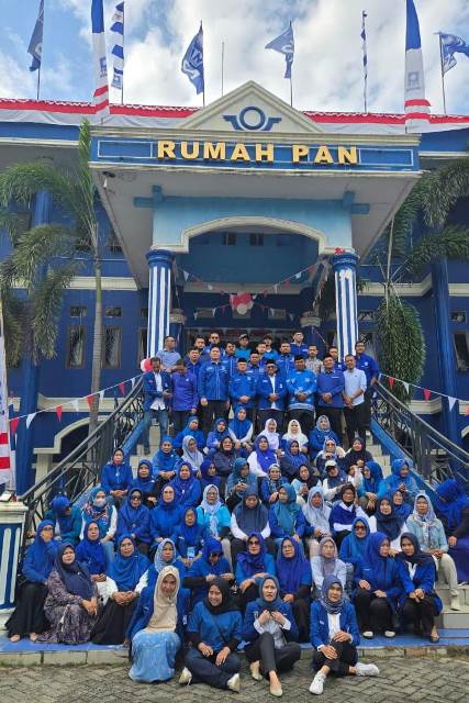 Khidmat dan Penuh Warna, DPW PAN Riau Meriahkan HUT RI ke-80 di Pekanbaru