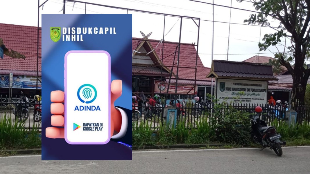 Peluncuran Aplikasi ADINDA di Dinas Dukcapil Kabupaten Indragiri Hilir