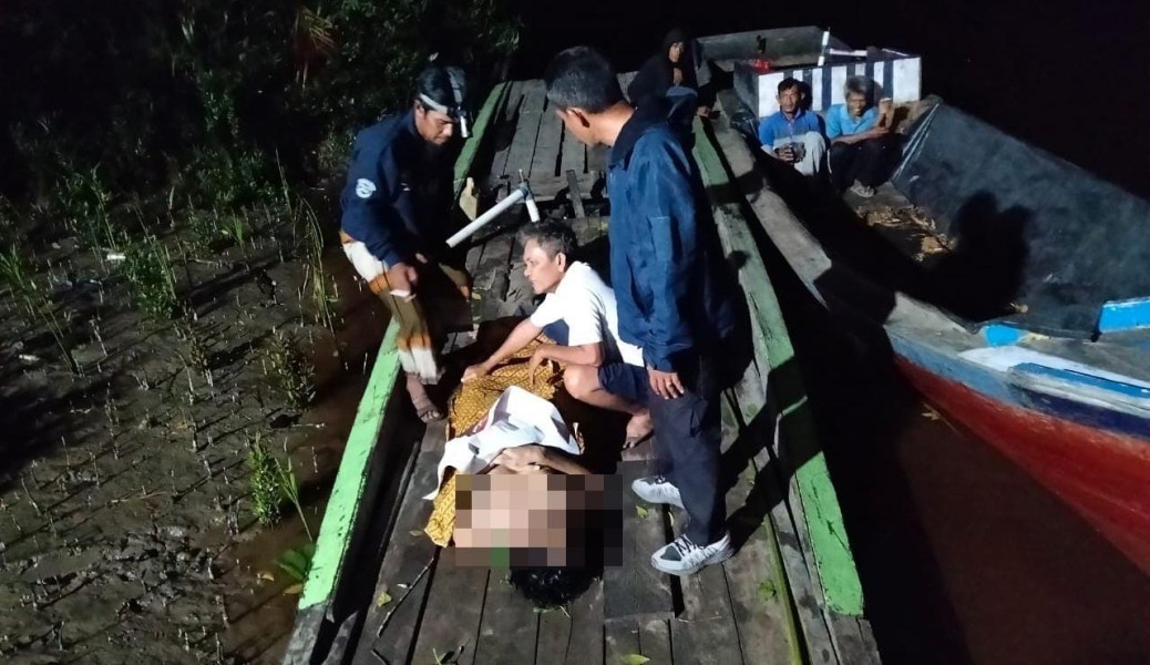 Seorang Pria Tewas Disambar Buaya di Dermaga Sungai Enok