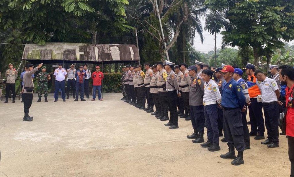 Polres Inhil Kerahkan 97 Personel Pengamanan MTQ ke-55 Tingkat Kabupaten di Kempas