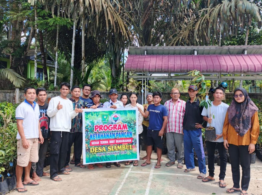 Program Budidaya Tanaman Buah di Desa Siambul Tingkatkan Ketahanan Pangan dan Peluang Ekonomi Baru