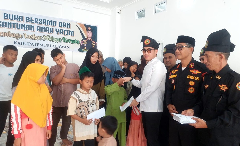 Wujud Kepedulian Negeri, DPD LLMB Pelalawan Helat Buka Bersama, Bagi Takjil hingga Santunan Yatim